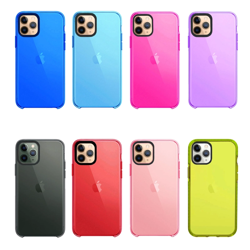 CARCASA IPHONE 14 PRO JOIGO REFORZADO FLUOR CELESTE - 2