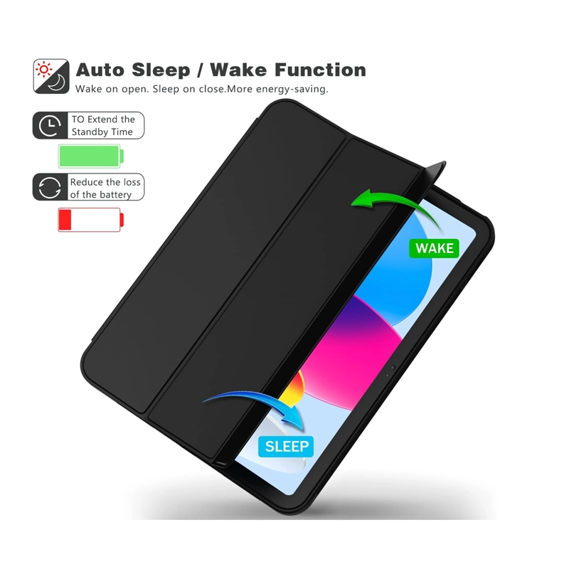 CARCASA FUNDA JOIGO SMART COVER PARA IPAD AIR 6 M2 2024 NEGRO - 3