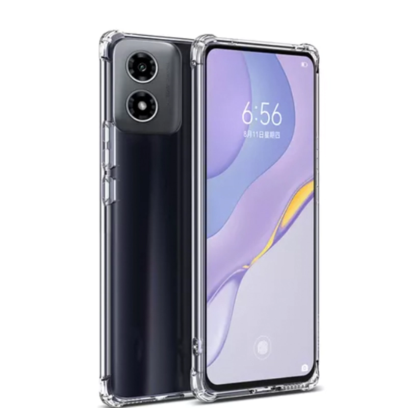 GENÉRICO CARCASA MOTOROLA MOTO G04 G04S JOIGO TRASPARENTE ANTIGOLPES