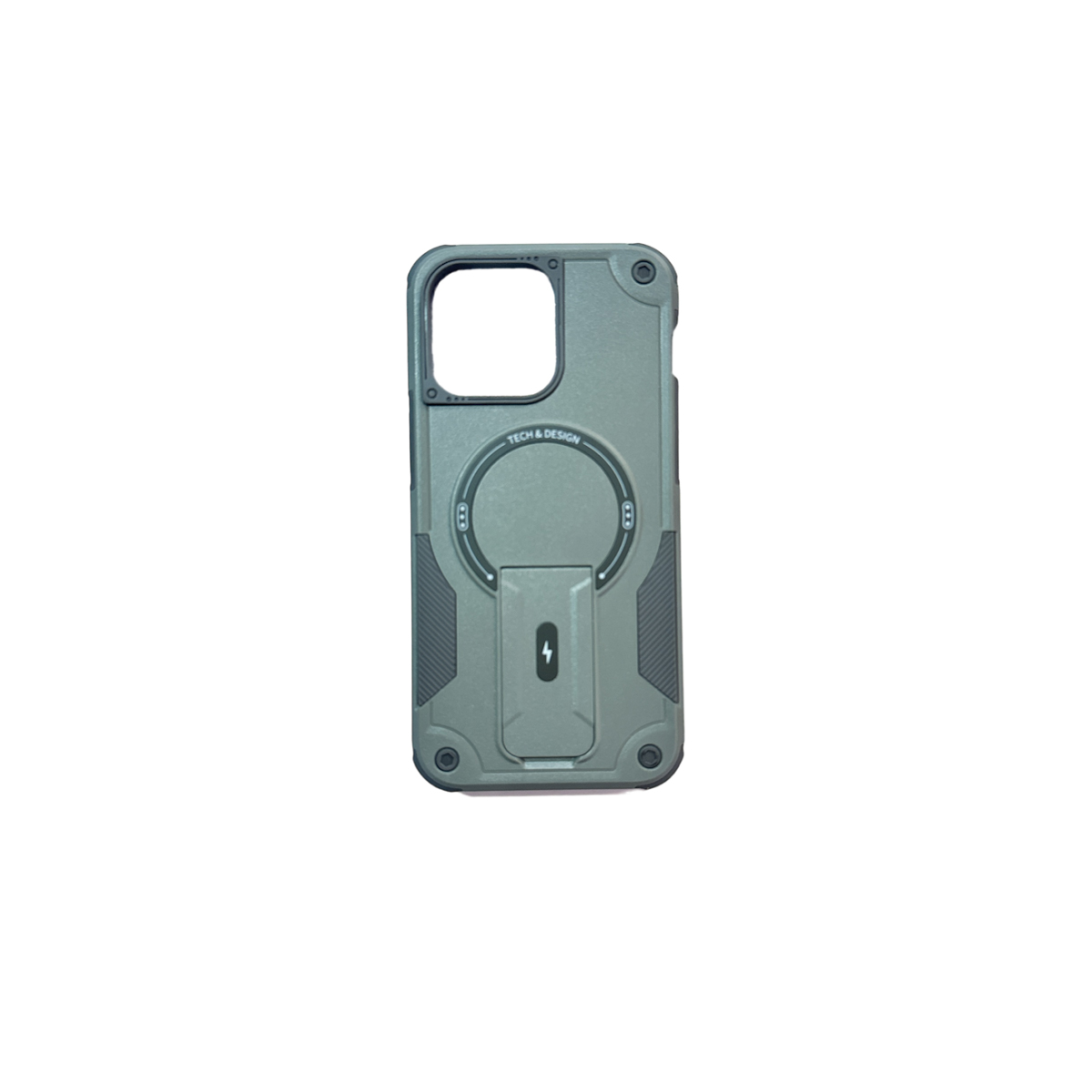 JOIGO CARCASA IPHONE 15 PRO MAX JOIGO TIPO ARMOR MAGSAFE GRIS