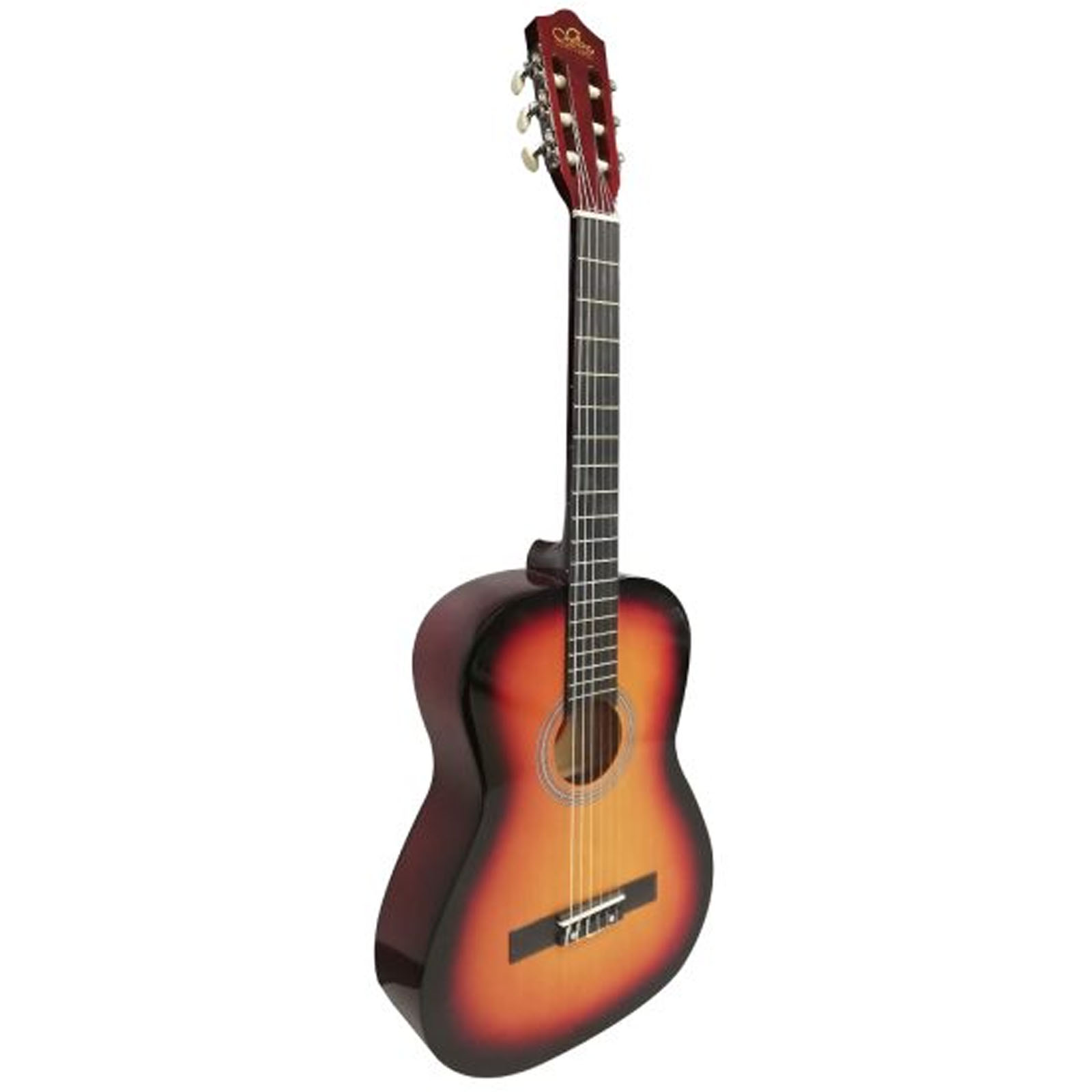 GUITARRA CLASICA SEVILLANA 34 PULG ACABADO DE MADERA SUNBURS - 2