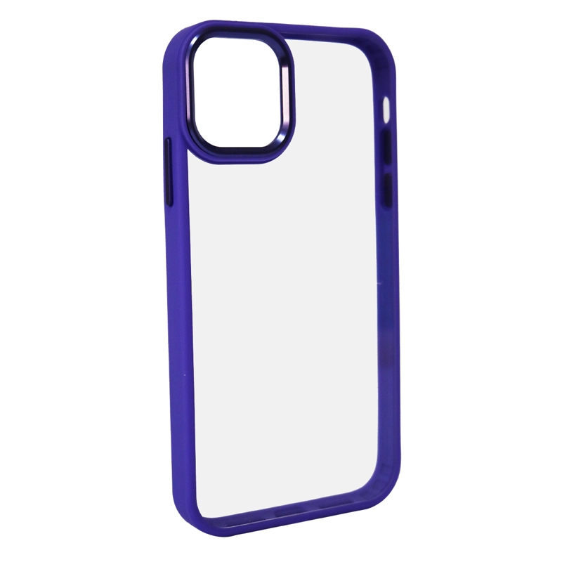 CARCASA IPHONE 13 PRO MAX JOIGO ANTI-SHOCK BORDE LILA - 2