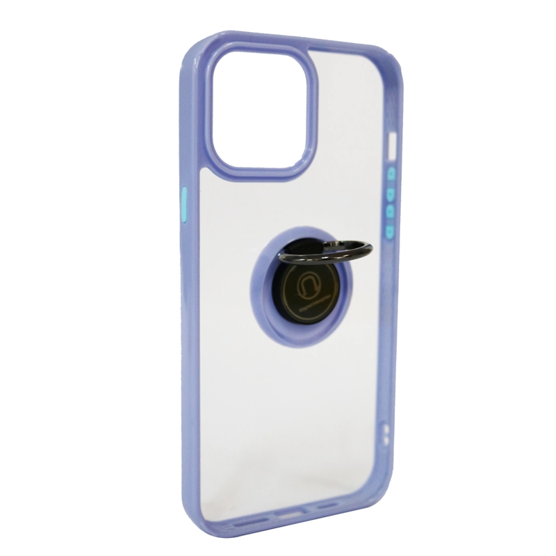 CARCASA IPHONE 13 PRO MAX JOIGO ANTI-SHOCK ANILLO LILA - 2