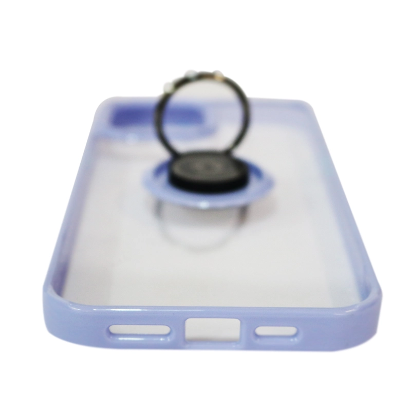 CARCASA IPHONE 13 PRO MAX JOIGO ANTI-SHOCK ANILLO LILA - 4