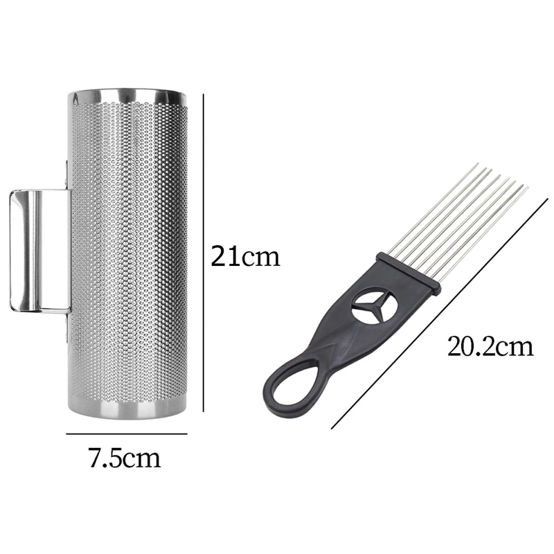 GUIRO METALICO ABIERTO DE 3X8 PULGADA PLATEADO INCLUYE PEINE - 3