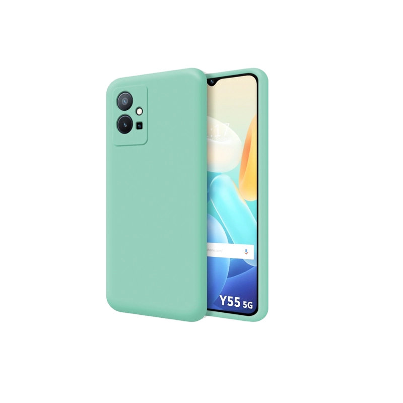 GENÉRICO CARCASA VIVO Y55 5G JOIGO FUNDA GOMA TURQUESA
