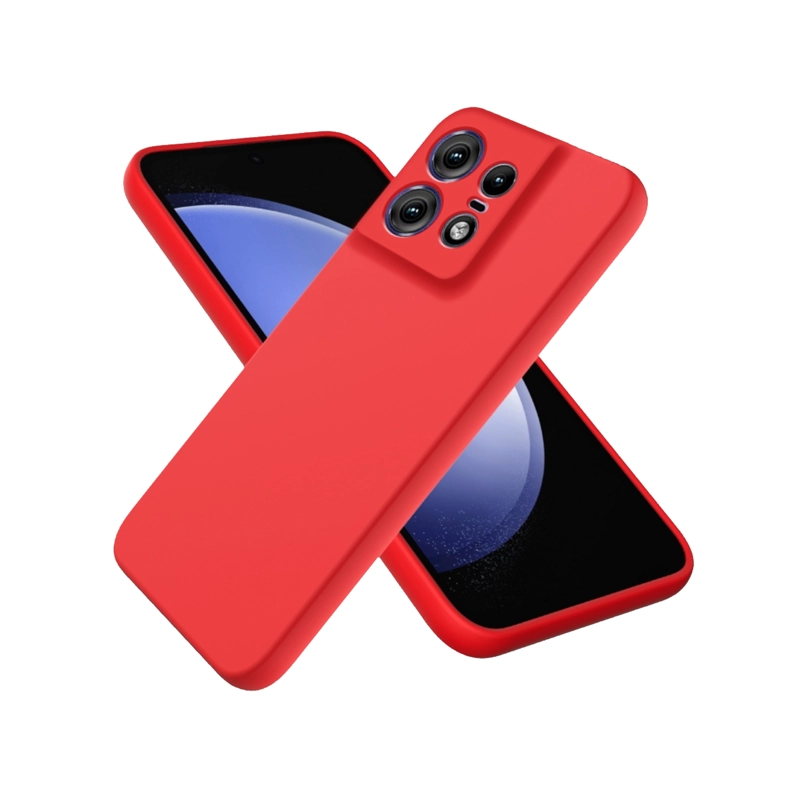 CARCASA MOTOROLA EDGE 50 PRO JOIGO FUNDA GOMA ROJO - 1
