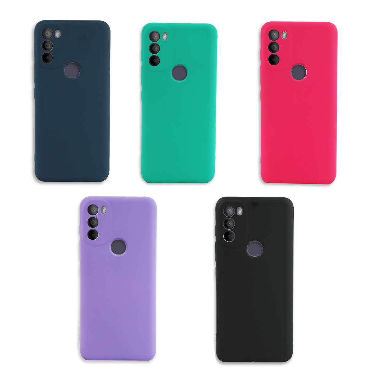 CARCASA MOTOROLA G31 JOIGO FUNDA GOMA FUCSIA - 5