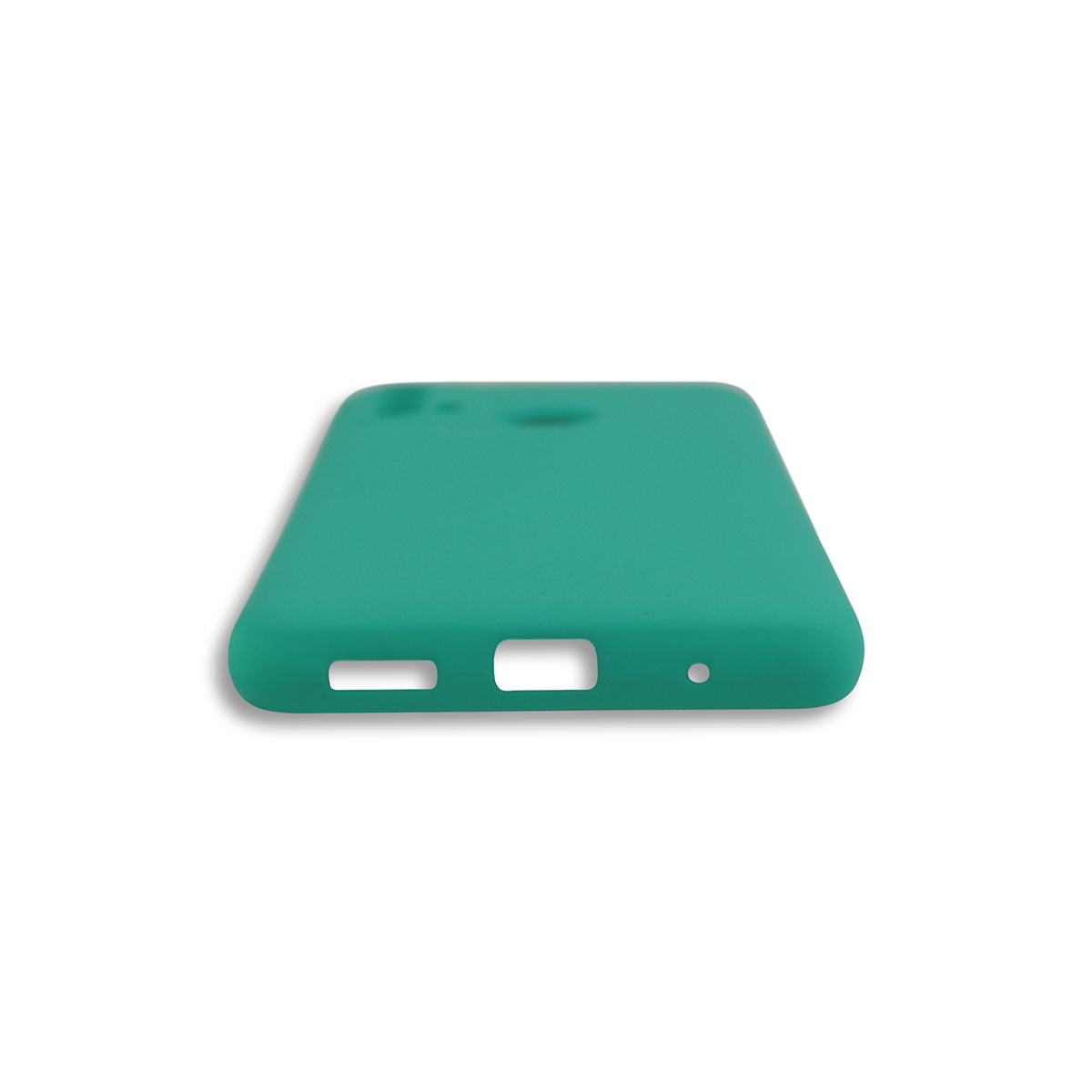 CARCASA MOTOROLA E30 E40 JOIGO GOMA TURQUESA - 3