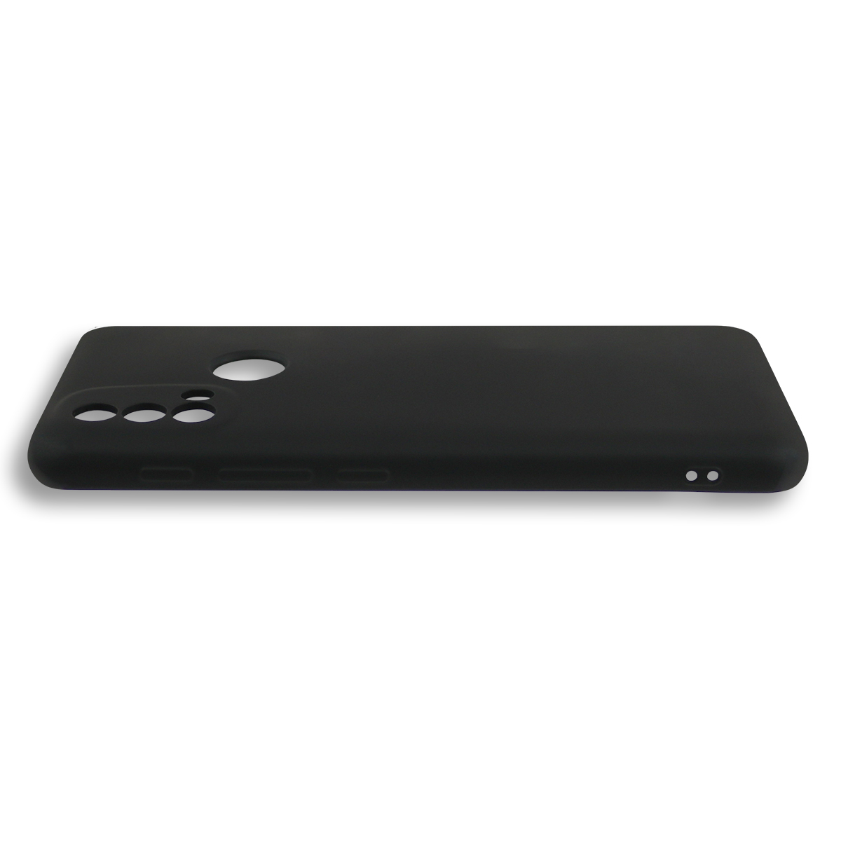 CARCASA MOTOROLA E30 E40 JOIGO GOMA NEGRO - 2