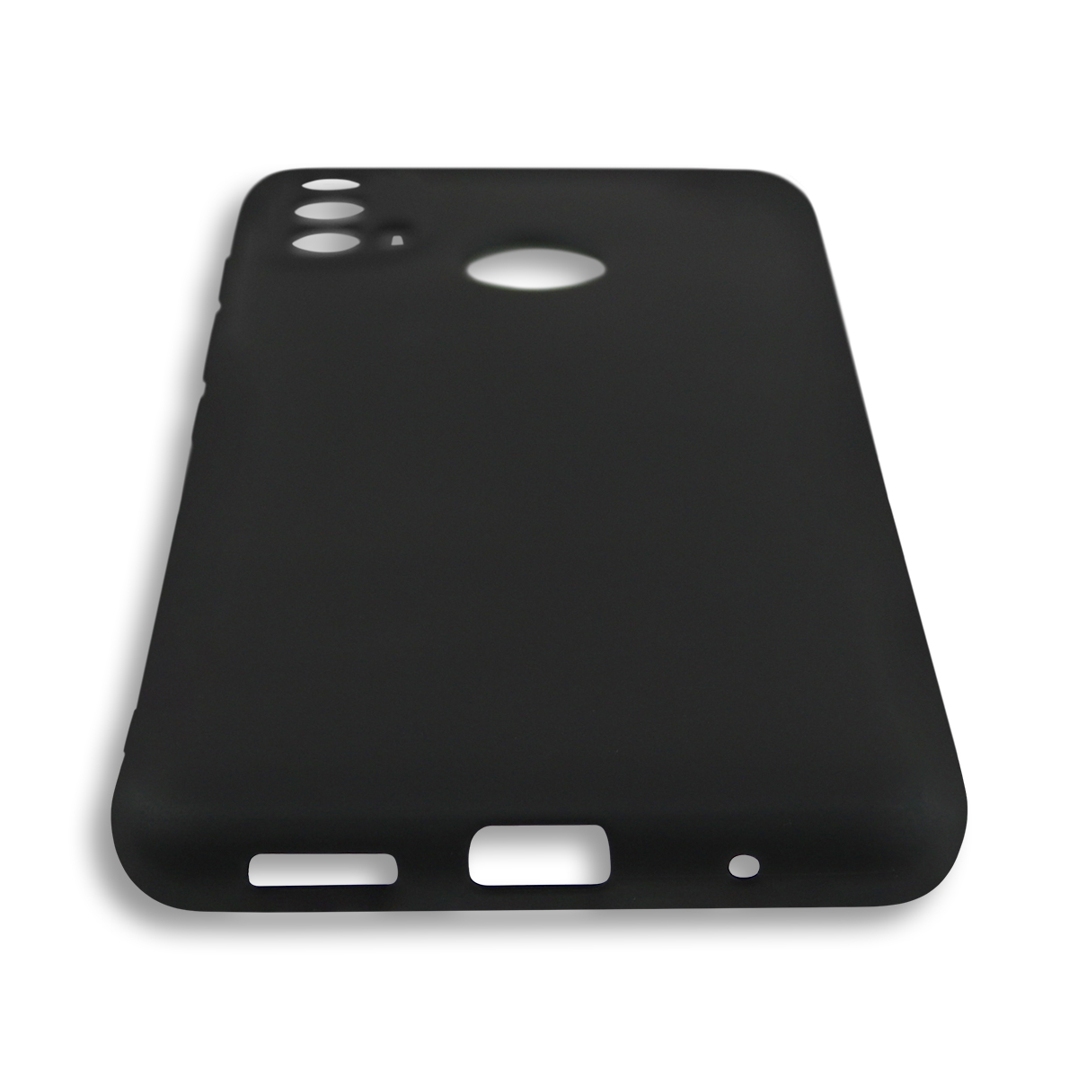 CARCASA MOTOROLA E30 E40 JOIGO GOMA NEGRO - 3