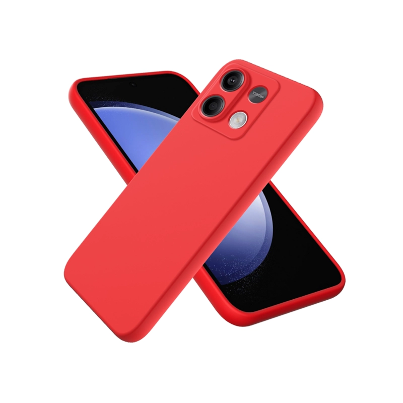 CARCASA XIAOMI NOTE 13 5G DBLUE FUNDA GOMA ROJO - 1