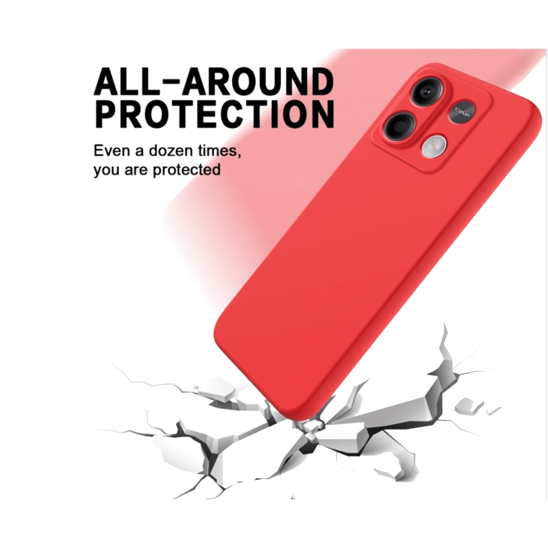 CARCASA XIAOMI NOTE 13 5G DBLUE FUNDA GOMA ROJO - 3