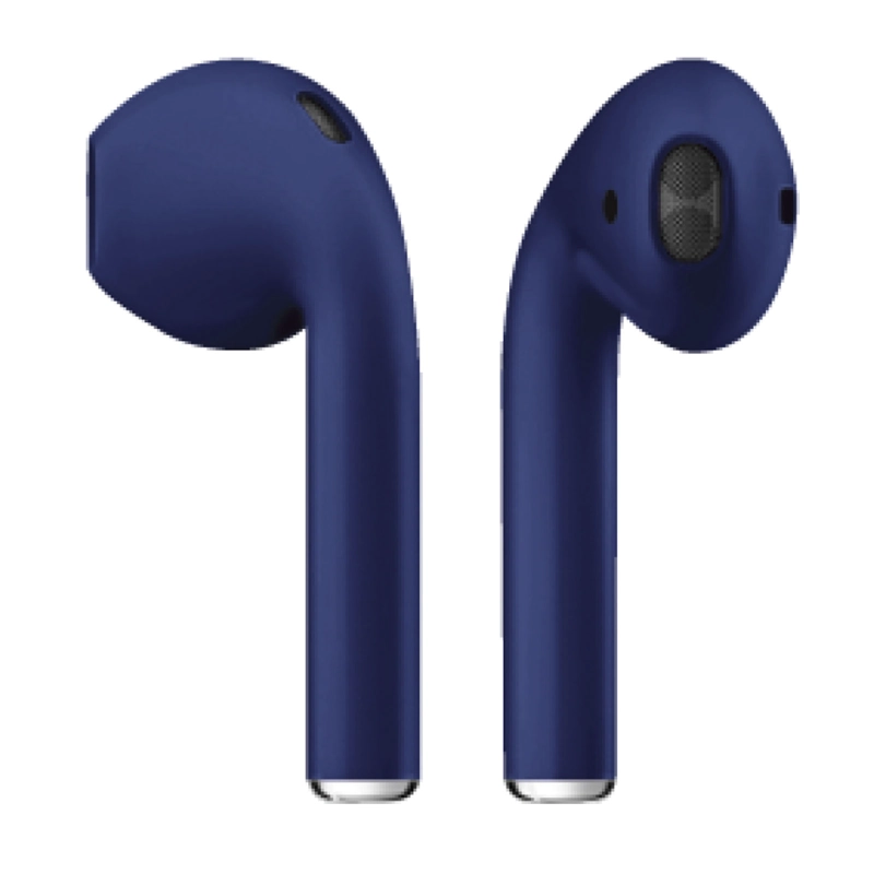 AUDIFONOS INALAMBRICOS BLUETOOTH MICROLAB JUST FLY AZUL - 2