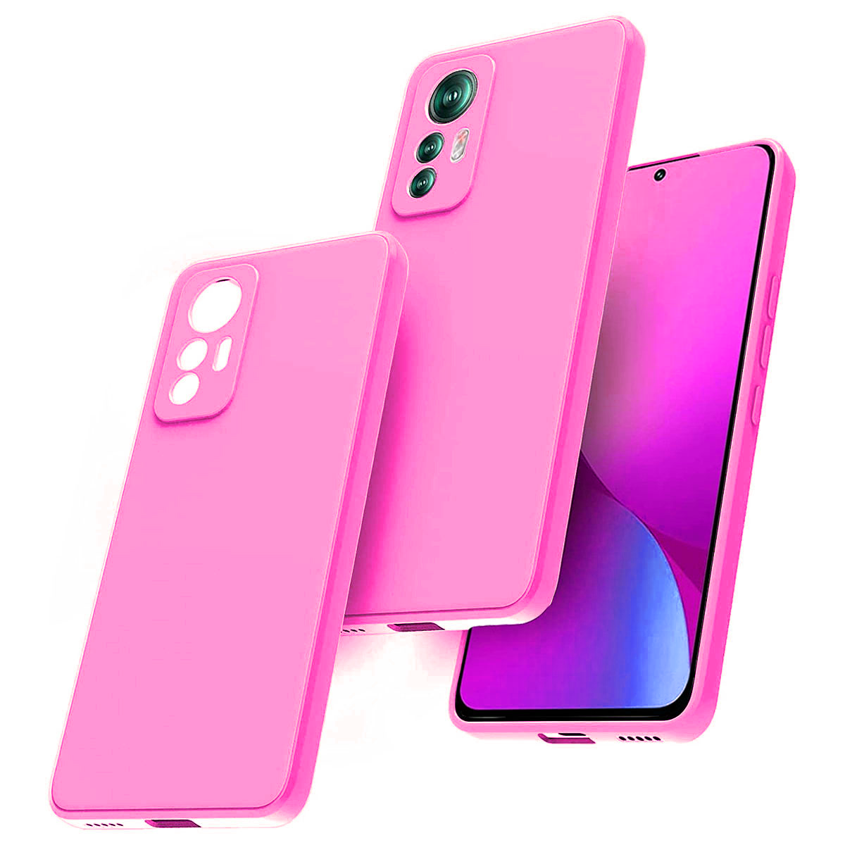 GENÉRICO CARCASA XIAOMI REDMI MI 12 LITE JOIGO FUNDA FUCSIA