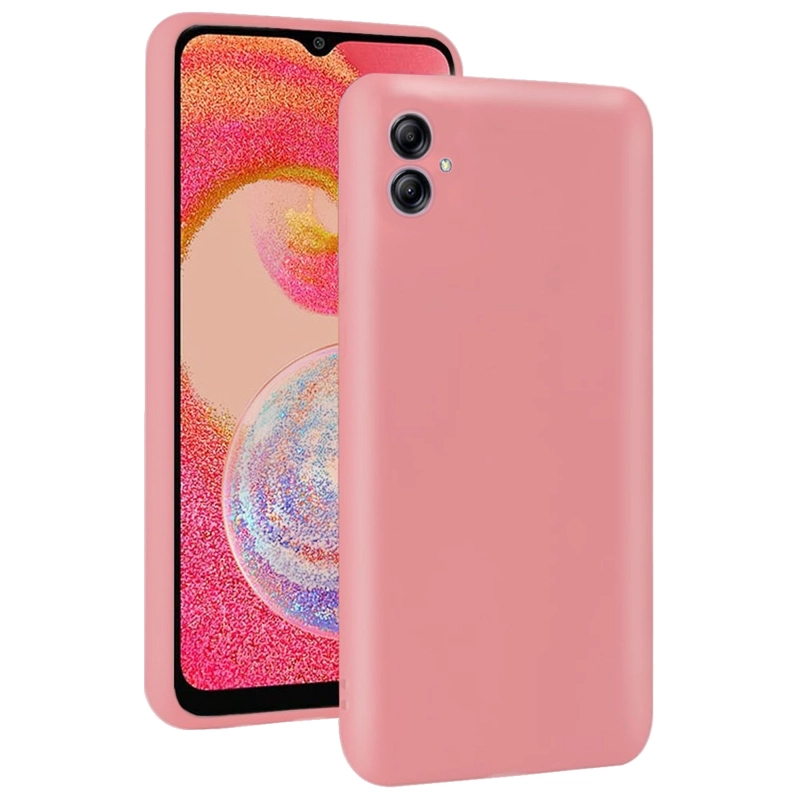 GENÉRICO CARCASA COMPATIBLE CON SAMSUNG A04E GOMA ROSADO