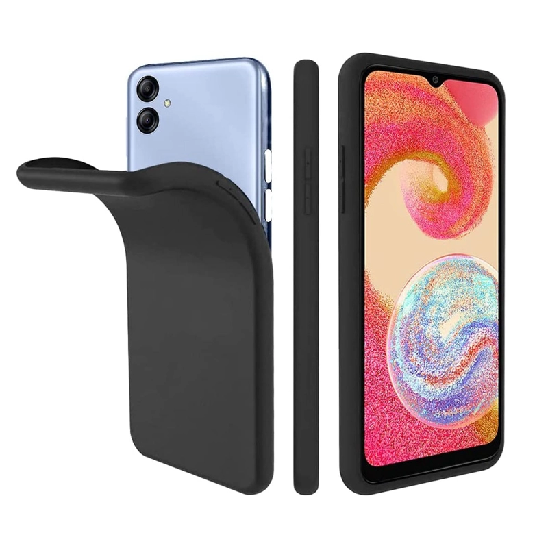 CARCASA COMPATIBLE CON SAMSUNG A04E GOMA LILA - 3