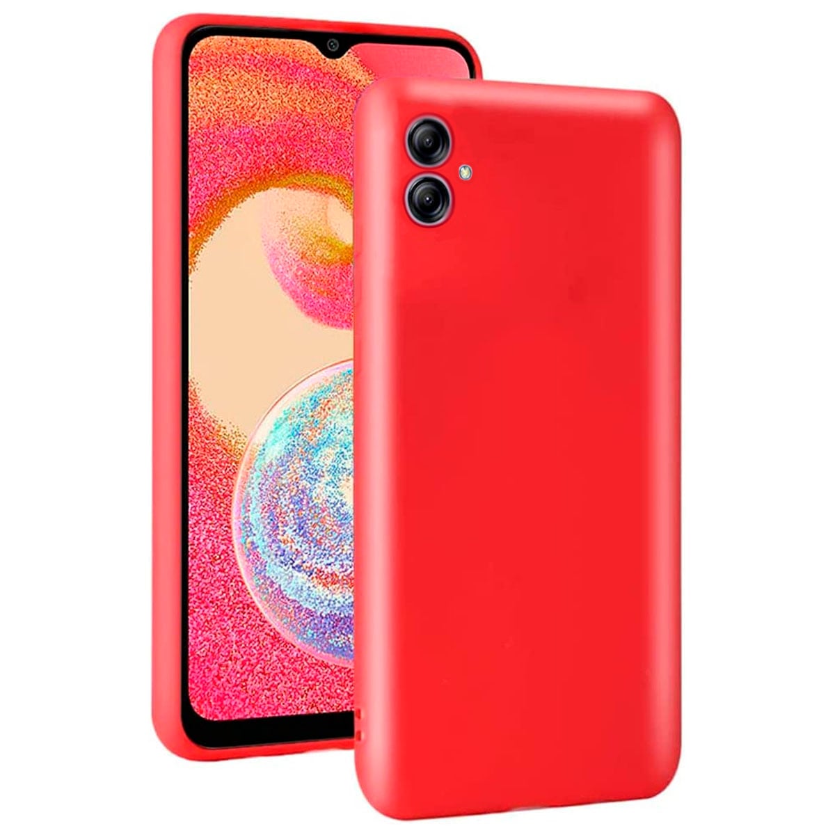 GENÉRICO CARCASA SAMSUNG A04E JOIGO GOMA ROJO