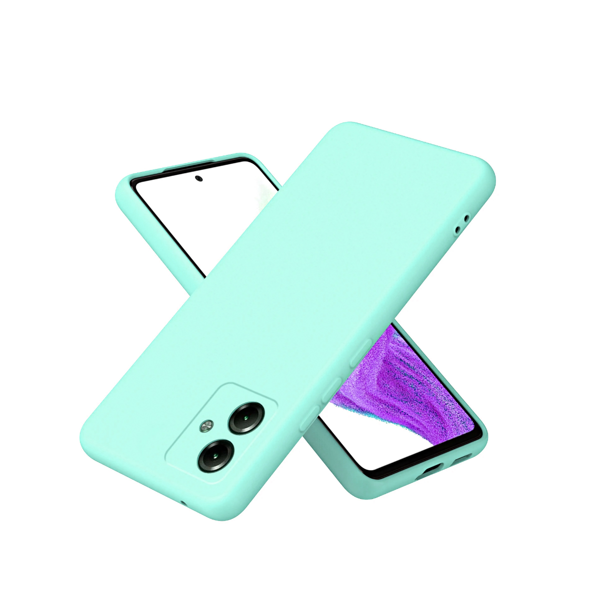 CARCASA XIOAMI REDMI 12 5G JOIGO FUNDA GOMA TURQUESA - 1