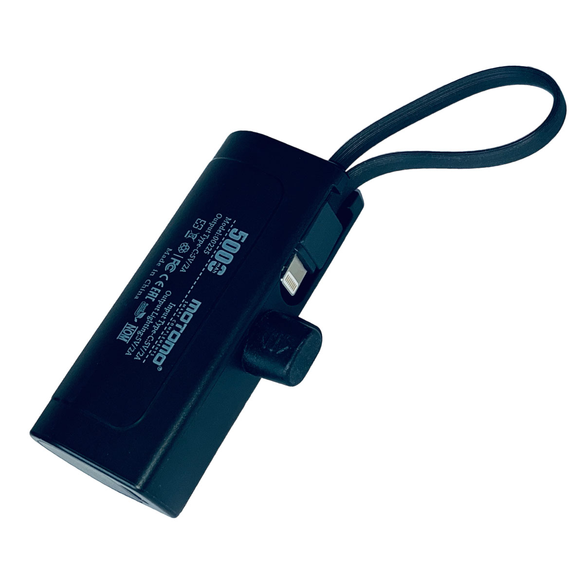 BATERIA EXTERNA POWER BANK CARGA RAPIDA 5000MAH MG-G89 NEGRO - 2