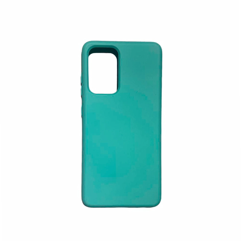 GENÉRICO CARCASA COMPATIBLE CON SAMSUNG A72 GOMA TURQUESA