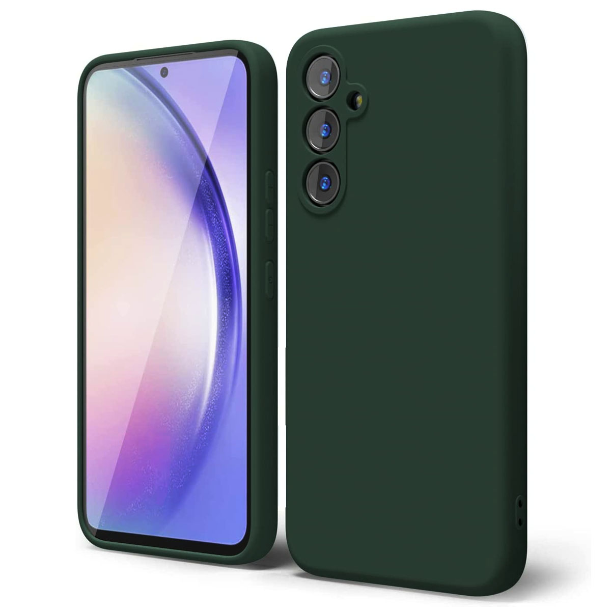 CARCASA PARA SAMSUNG A54 GOMA VERDE - 1
