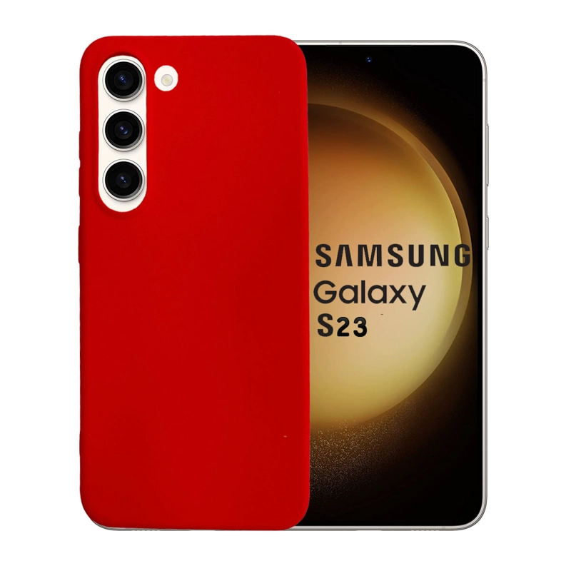 GENÉRICO CARCASA COMPATIBLE CON SAMSUNG S23 PLUS ROJO