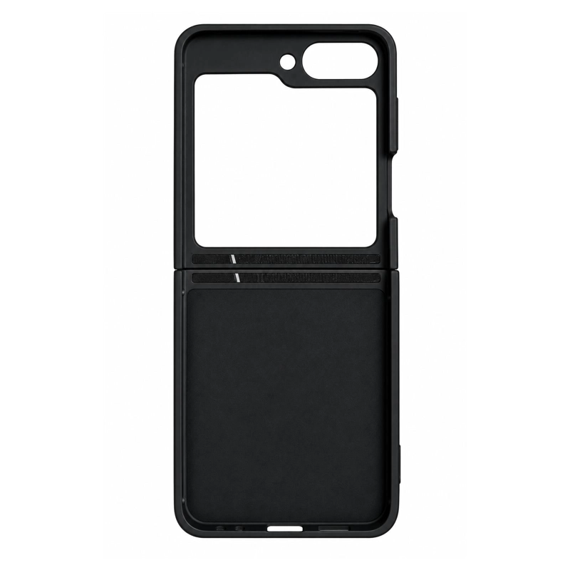 CARCASA PARA SAMSUNG Z FLIP 5 GOMA NEGRO - 2