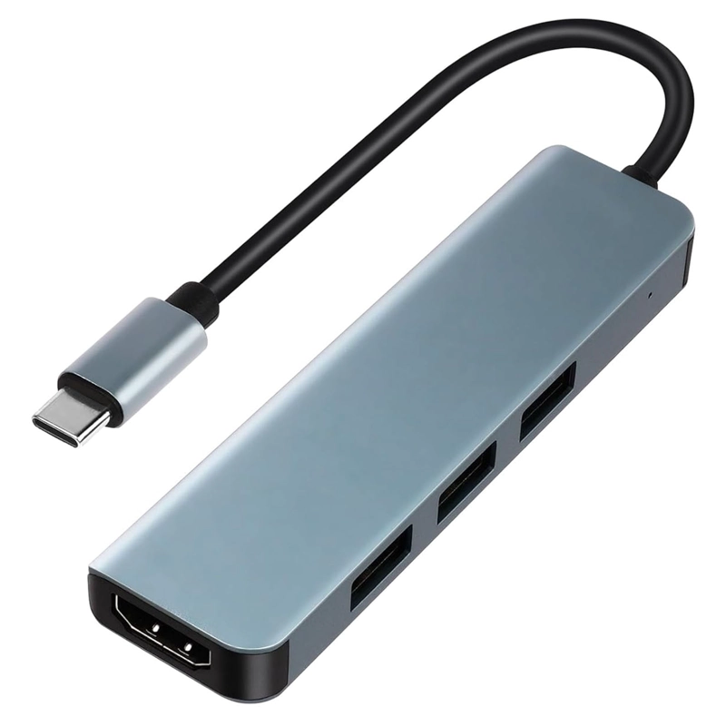MOTOMO ADAPTADOR JOIGO TIPO C 4 EN 1 BYL-2008N HD SUPORT 4K+2USB2.0+USB3