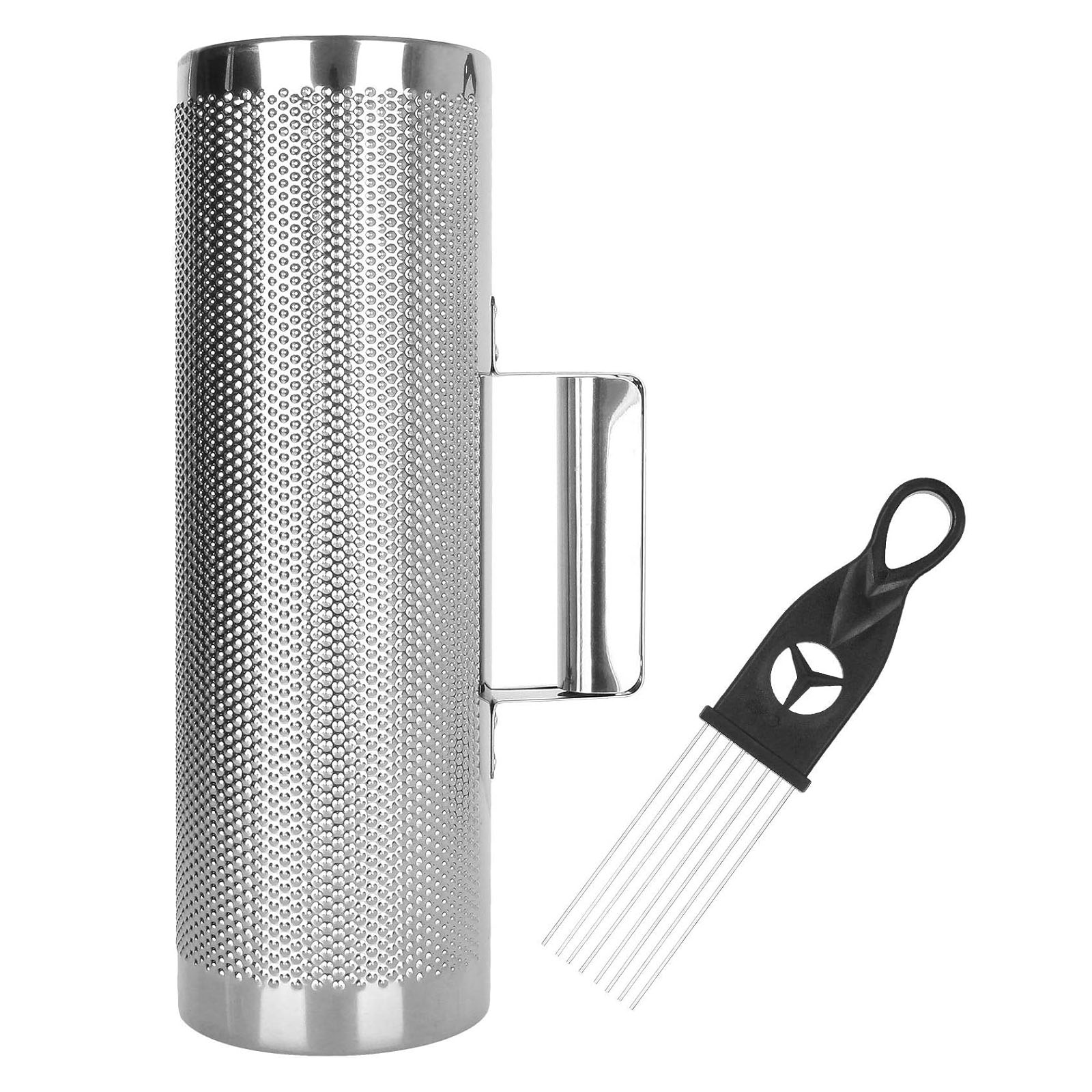 GÜIRO JOIGO METÁLICO ABIERTO 12X4 PULGAD PLATEADO INCLUYE PEINE - 1