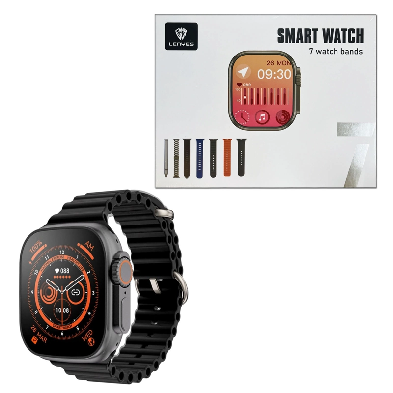JOIGO RELOJ INTELIGENTE SMARTWATCH BLUETOOTH DEPORTIVO 7 CORREA BK