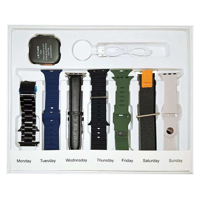 RELOJ INTELIGENTE SMARTWATCH BLUETOOTH DEPORTIVO 7 CORREA BK - 3