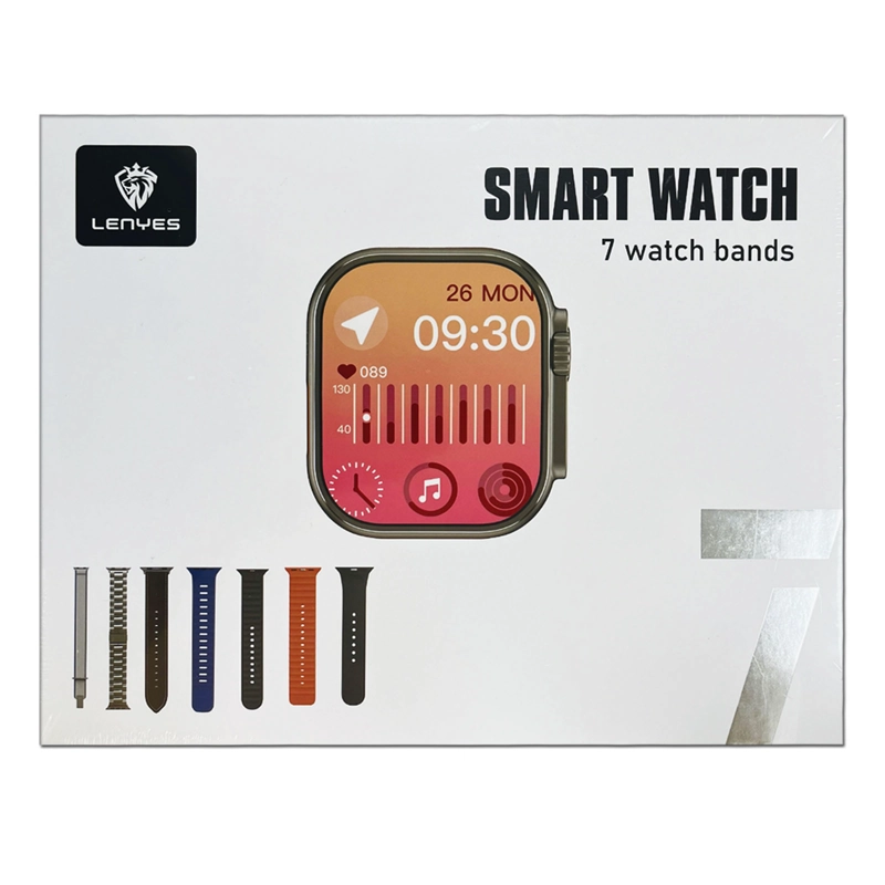 RELOJ INTELIGENTE SMARTWATCH BLUETOOTH DEPORTIVO 7 CORREA BK - 4