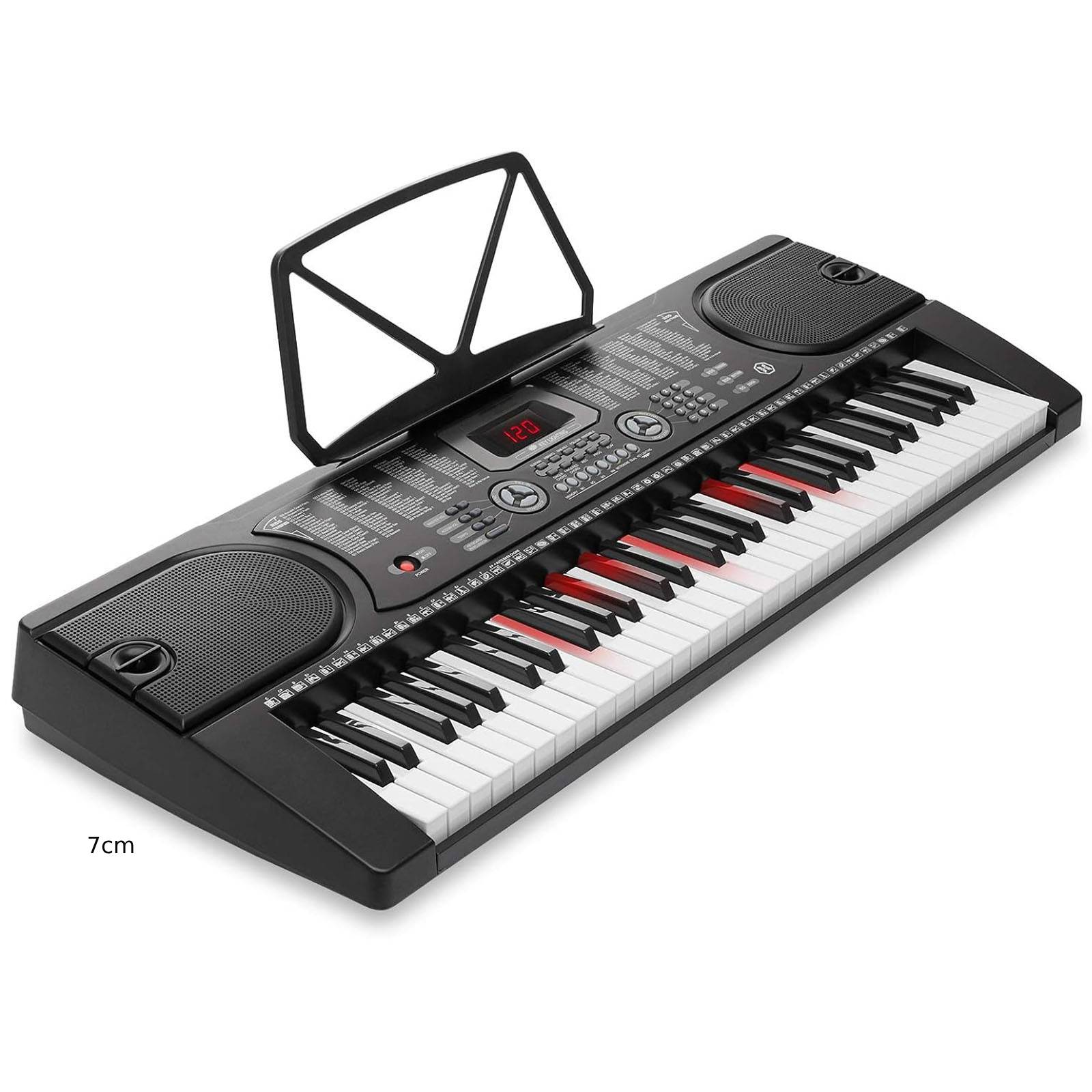 TECLADO HENDRIX ELECTRÓNICAO 61 TECLAS PIANO ÓRGANO HX0076 - 6