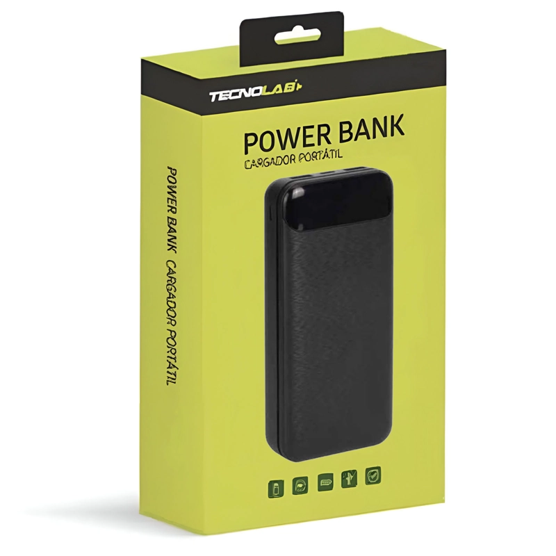 BATERIA EXTERNA POWER BANK CARGA RAPIDA 20000MAH TL180 NEGRO - 4