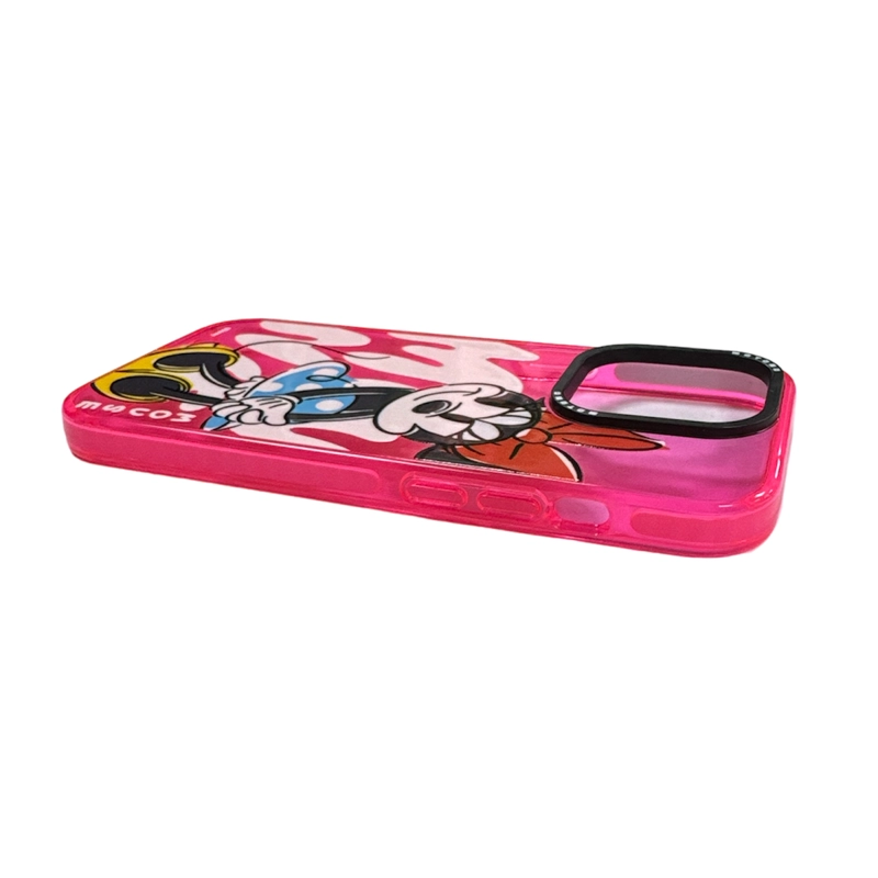 CARCASA IPHONE 14 PRO JOIGO DISEÑO DISNEY MINNIE FUCSIA - 4