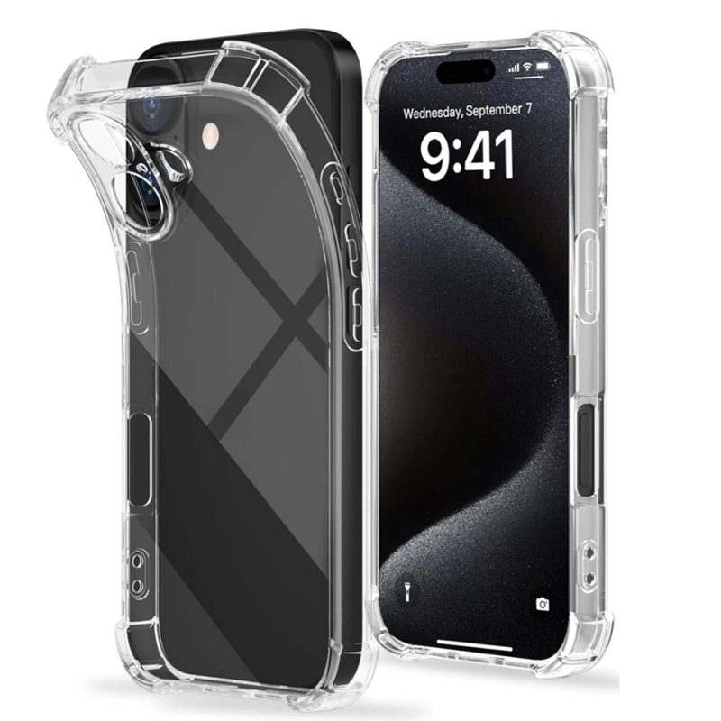 CARCASA IPHONE 16 JOIGO ANTIGOLPES TRANSPARENTE - 1