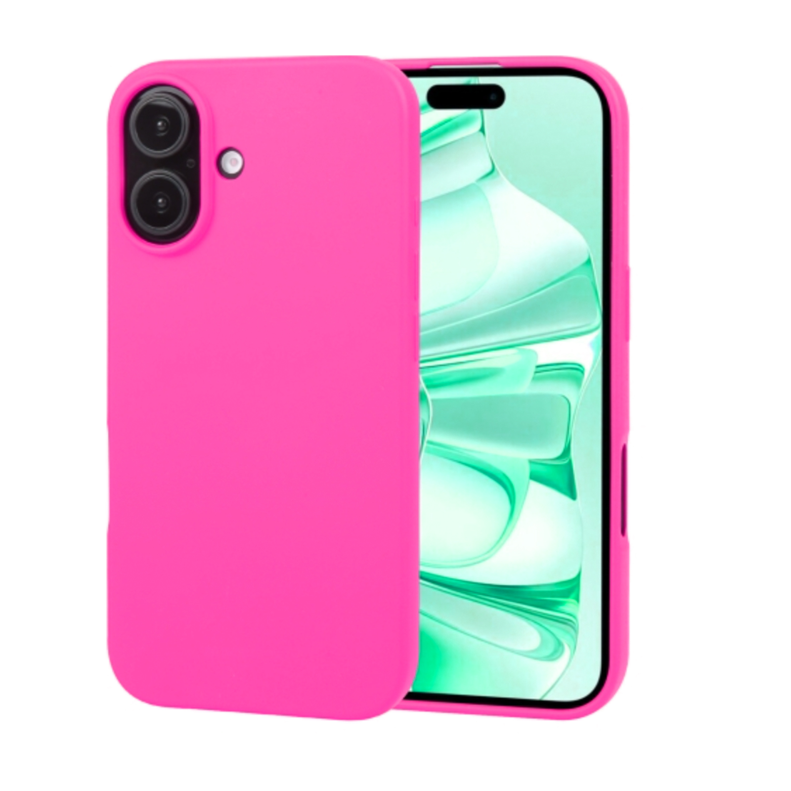 GENÉRICO CARCASA IPHONE 16 JOIGO SILICONA FUCSIA