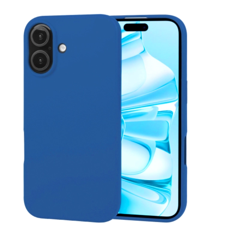 CARCASA IPHONE 16 JOIGO SILICONA AZUL - 1