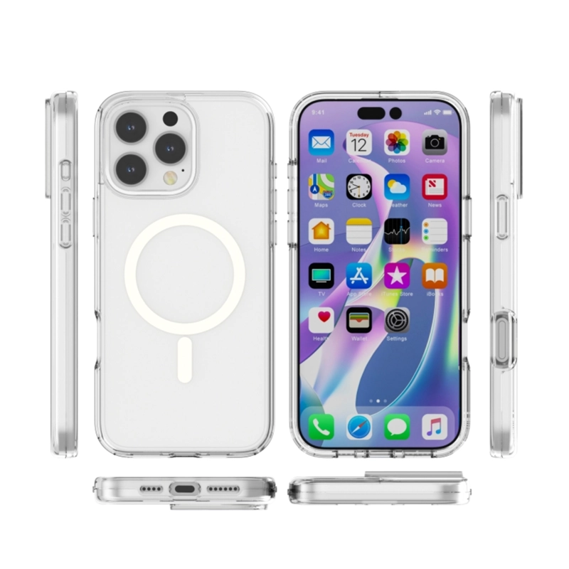 CARCASA IPHONE 16 PRO MAX JOIGO TRANSPARENTE MAGSAFE - 3