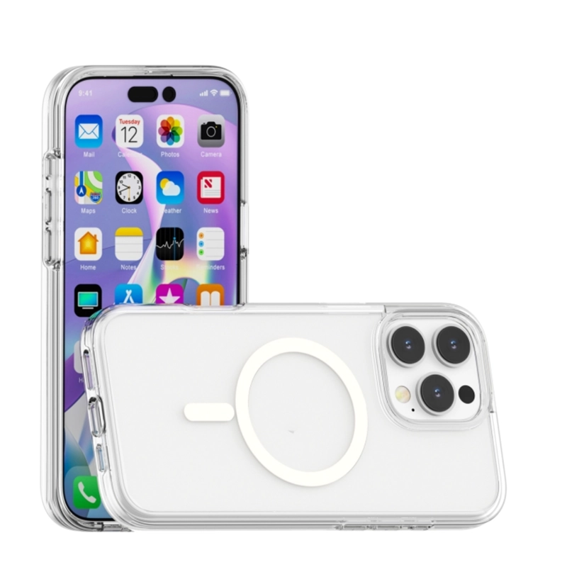 CARCASA IPHONE 16 PRO MAX JOIGO TRANSPARENTE MAGSAFE - 5