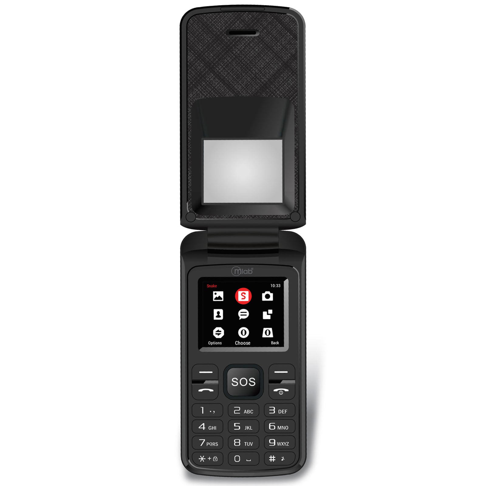 TELEFONO CELULAR ADULTO MAYOR 4G SENIOR 1.7' ALMEJA DUAL SIM - 1