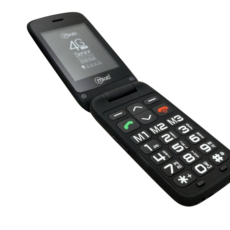 CELULAR MICROLAB TELEFONO ADULTO MAYOR 4G DOBLE PANTALLA 2.8' DUALSIM - 2