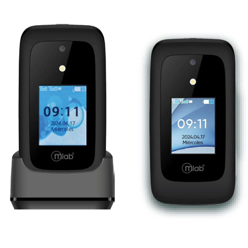 CELULAR MICROLAB TELEFONO ADULTO MAYOR 4G DOBLE PANTALLA 2.8' DUALSIM - 3
