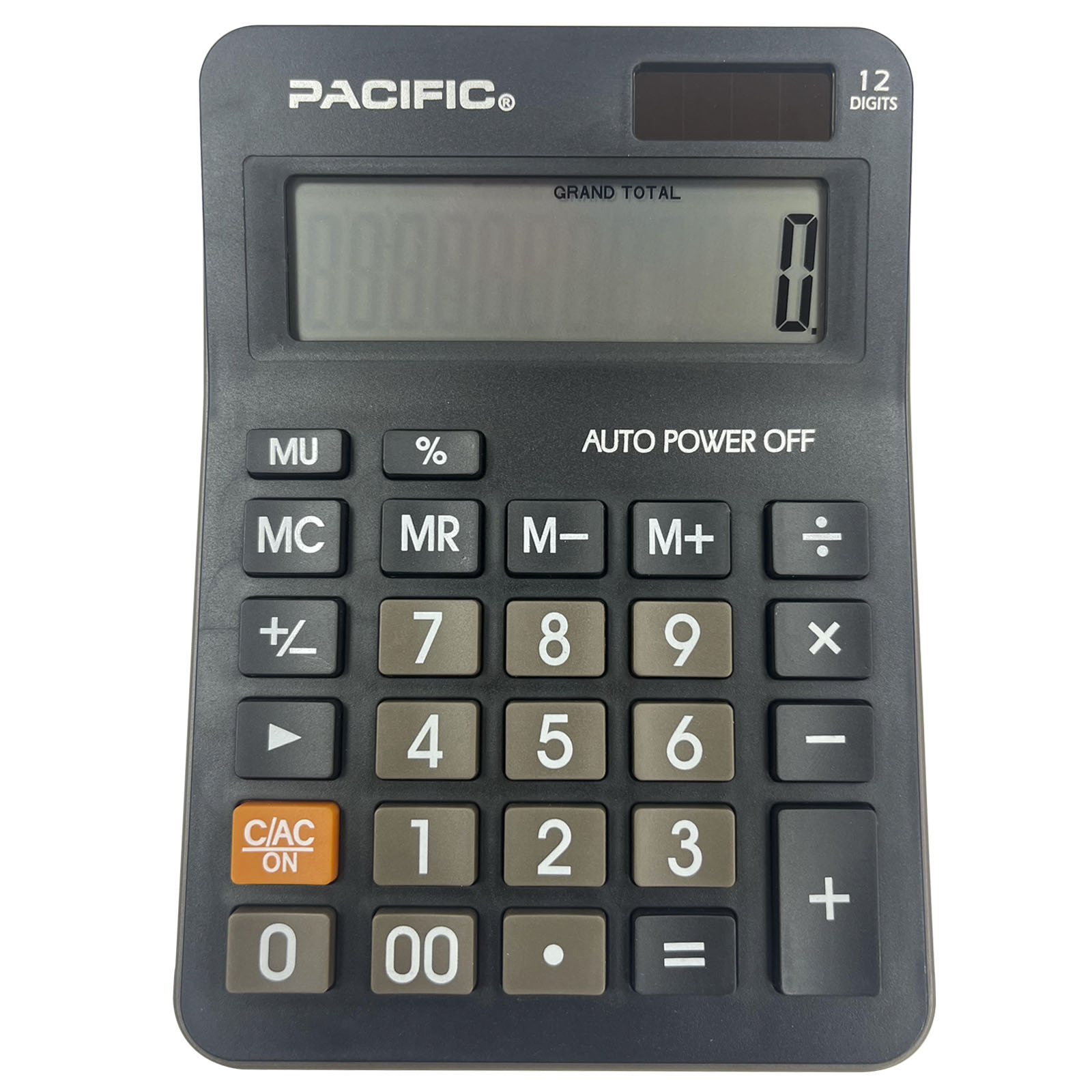 CALCULADORA JOIGO NEGRO ELECTRÓNICA 12 DIGIT PANTALLA LCD PAC01155 - 1