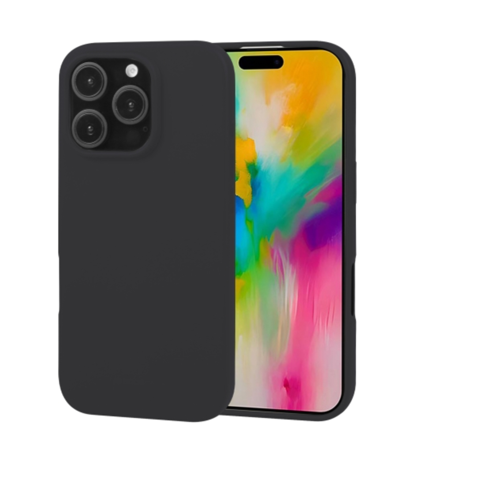 CARCASA IPHONE 16 PRO MAX JOIGO GOMA NEGRO - 1