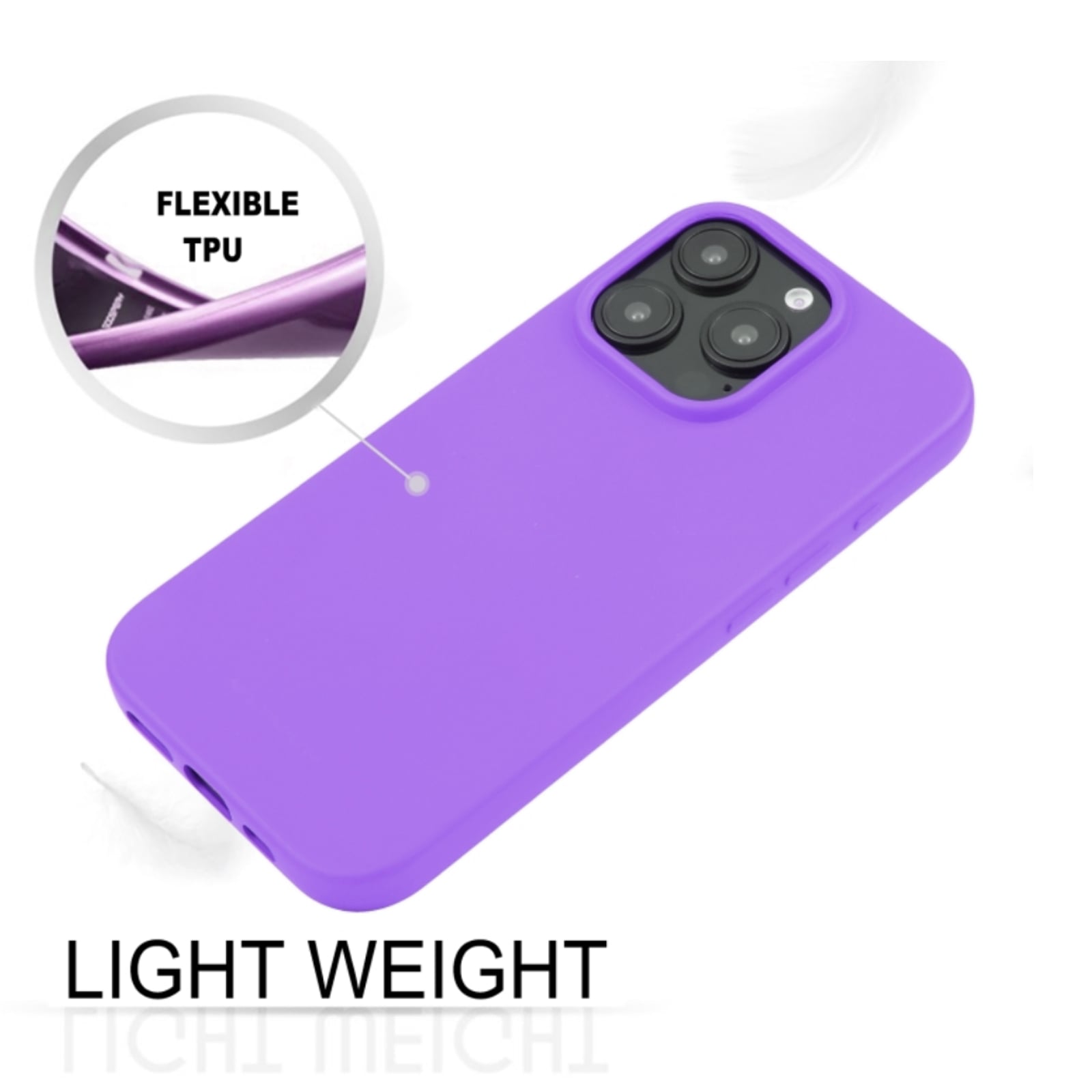 CARCASA IPHONE 16 PRO MAX JOIGO GOMA LILA - 2