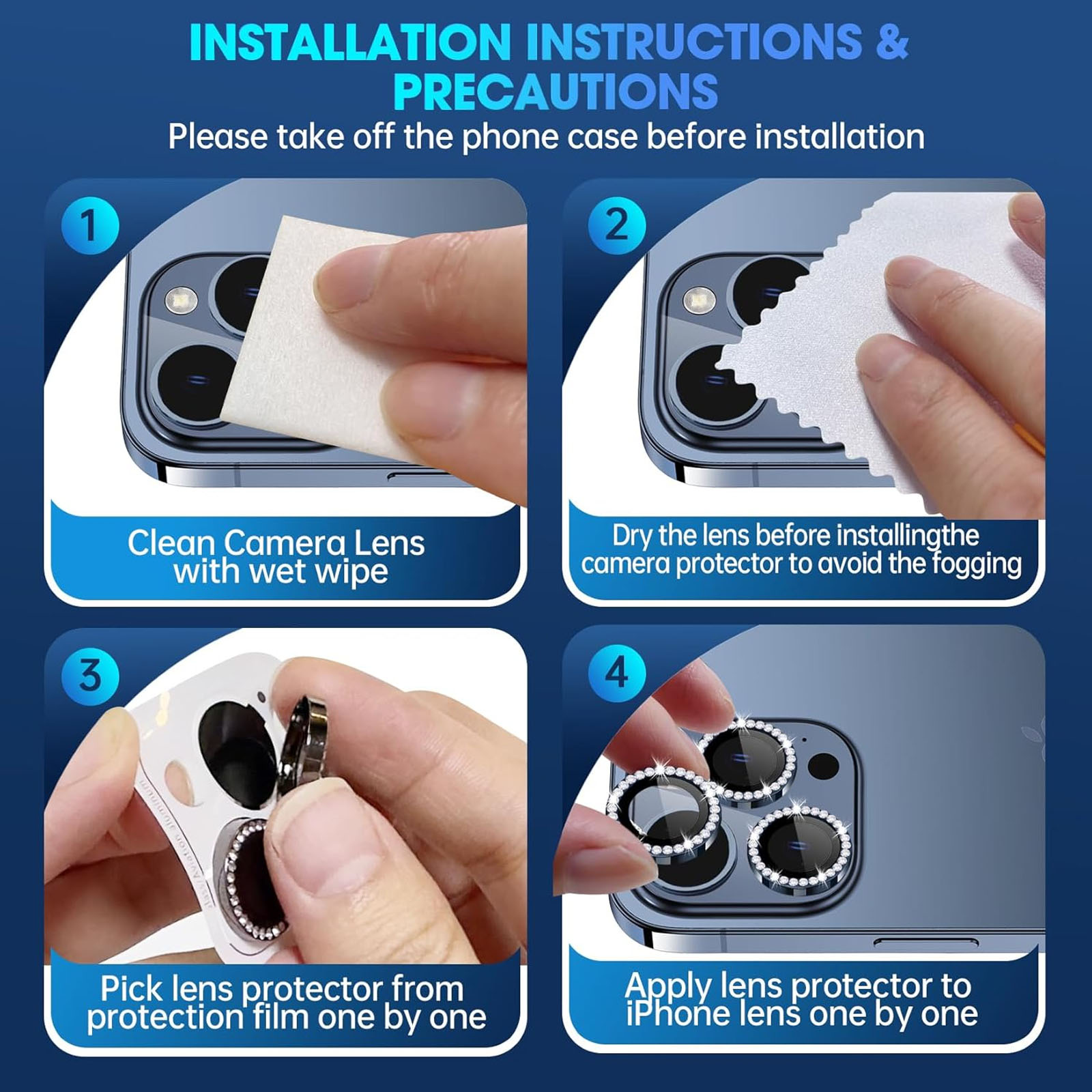 PROTECTOR JOIGO LENTE CAMARA PARA IPHONE 15 PRO/PRO MAX METAL GOLD - 4