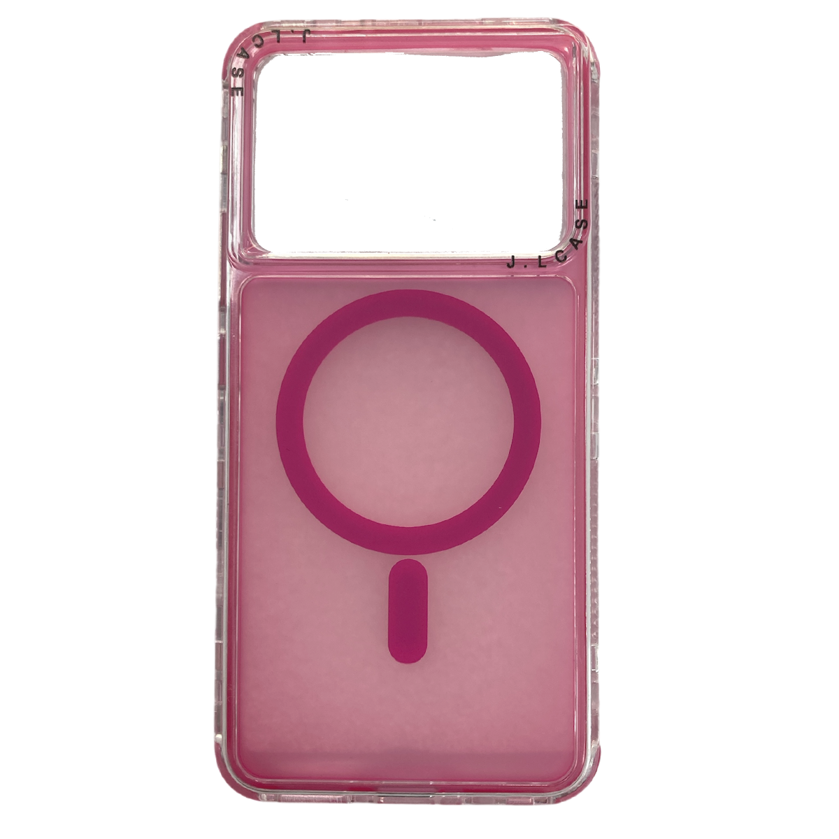 CARCASA JOIGO ANTIGOLPE 360 XIAOMI POCO X6 PRO MAGSAFE ROSADO - 1