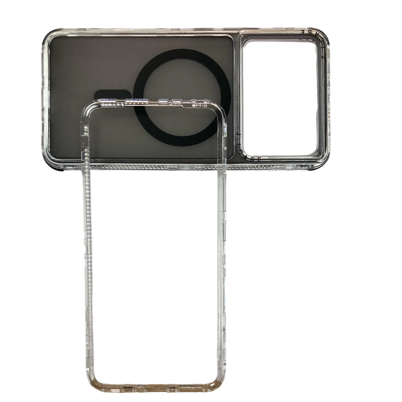 CARCASA JOIGO ANTIGOLPE 360 XIAOMI POCO X6 PRO MAGSAFE ROSADO - 4